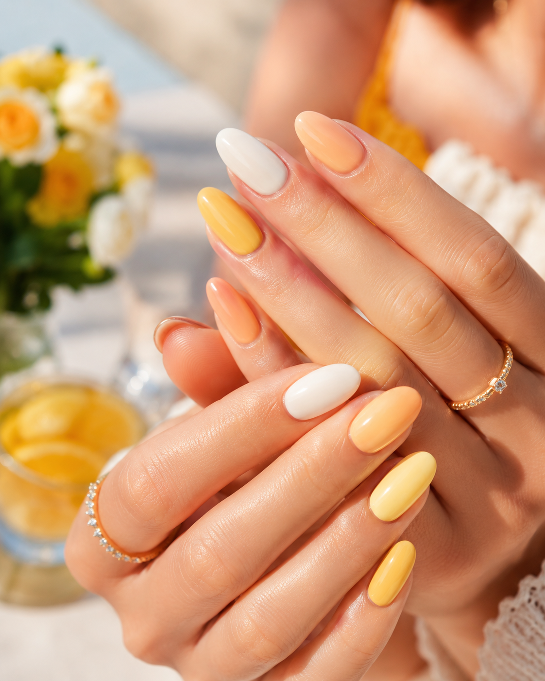 Mango Cream Nails